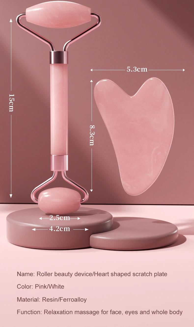 Rose Quartz Facial Roller