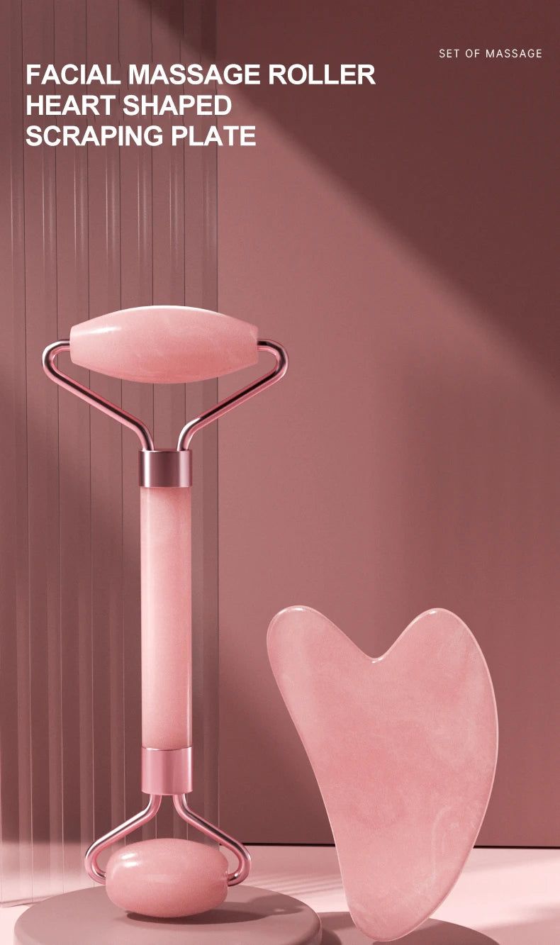 Rose Quartz Facial Roller