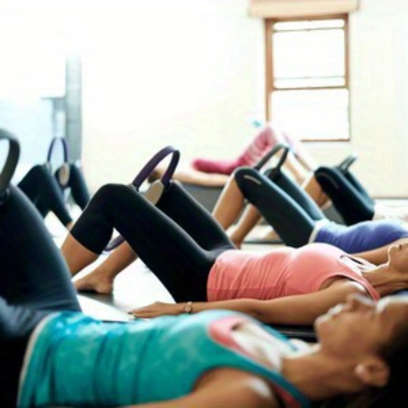 [Fitness Ring] Monochrome Fitness Ring | Yoga Pilates Ring for Home Exercise, Resistance Elastic Gym Workout, Body Stretch Ring