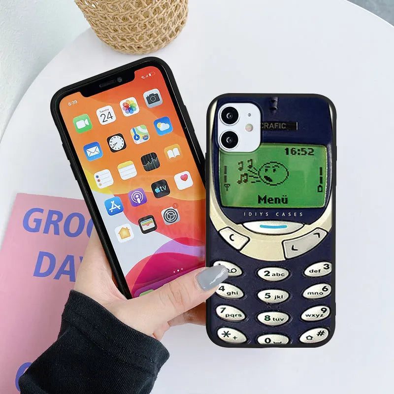 Funny Abstract Silicone Phone Case for IPhone 11 12 13 15 16 Pro Max Mini X XS MAX XR 14 Plus SE20 Soft Protection Covers Coque