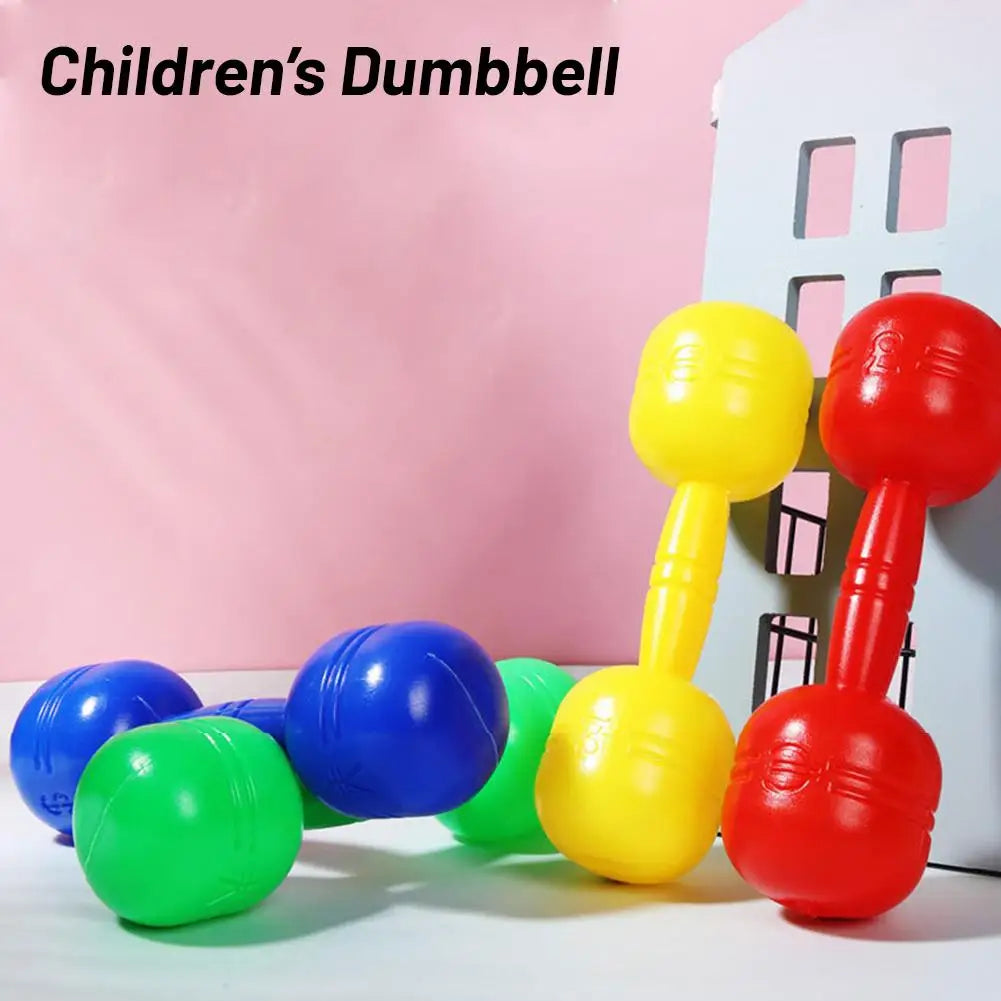 Plastic Dumbbells Children'S Sports Fitness Dumbbells Children Dumbbells Toys Fitness Barbell Toddler Equipment Fitness D8B7