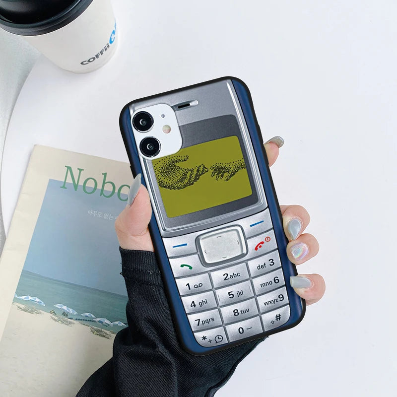 Funny Abstract Silicone Phone Case for IPhone 11 12 13 15 16 Pro Max Mini X XS MAX XR 14 Plus SE20 Soft Protection Covers Coque