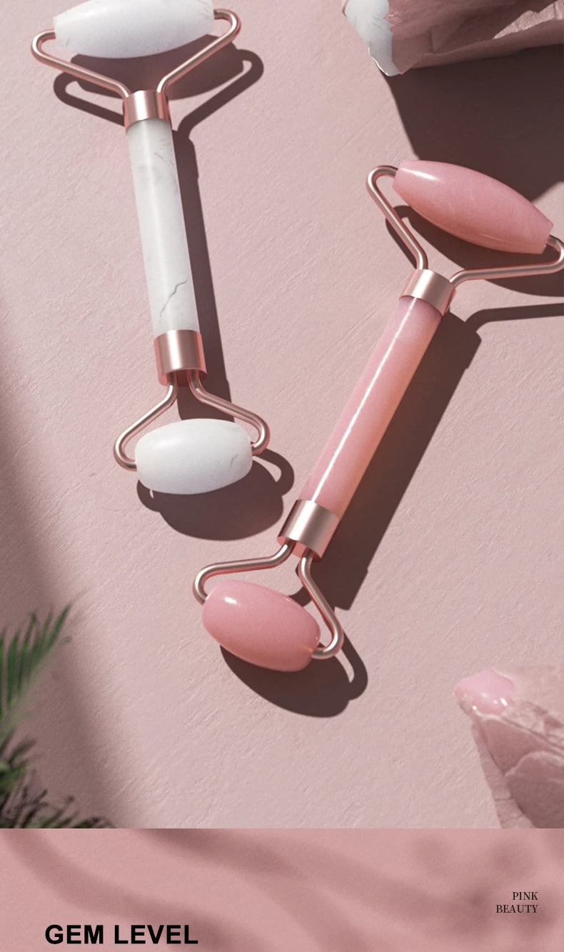 Rose Quartz Facial Roller